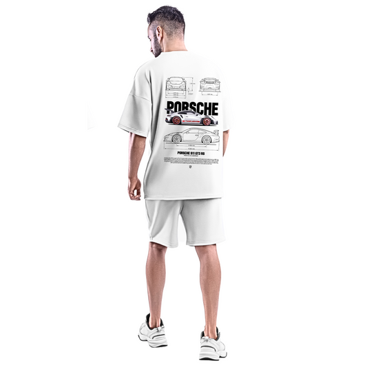 "Porshe Car 911 GT3 Oversized Tees"