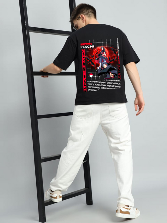 Itachi Oversized Anime Premium Unisex Tees"