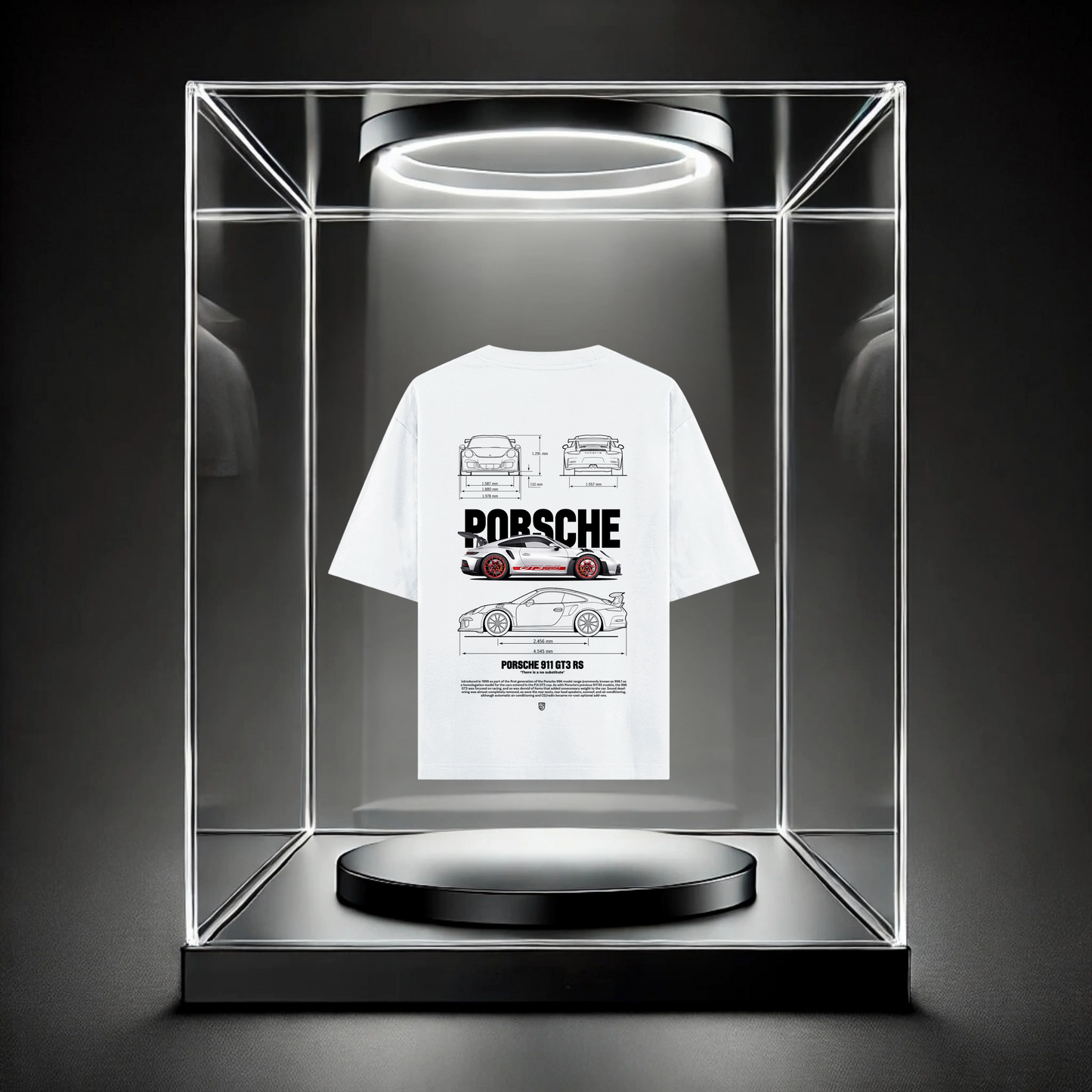 "Porshe Car 911 GT3 Oversized Tees"