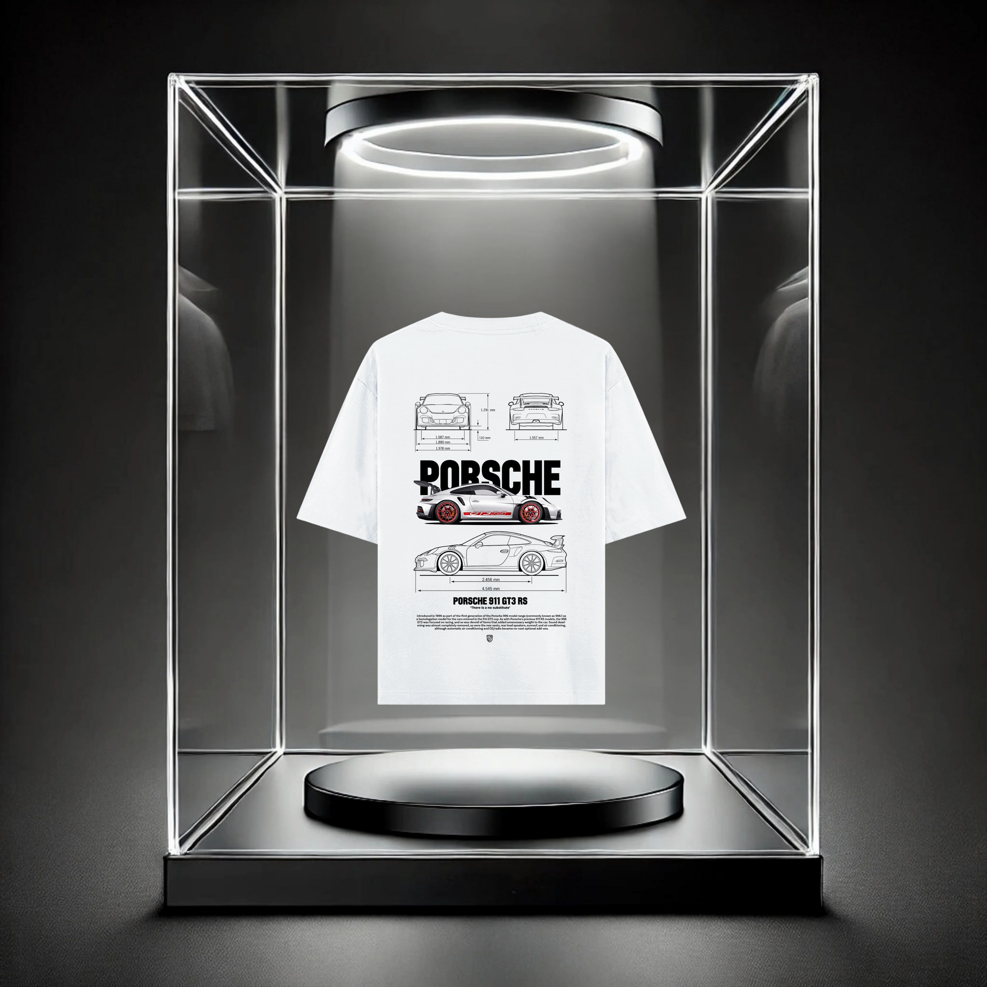 "Porshe Car 911 GT3 Oversized Tees"