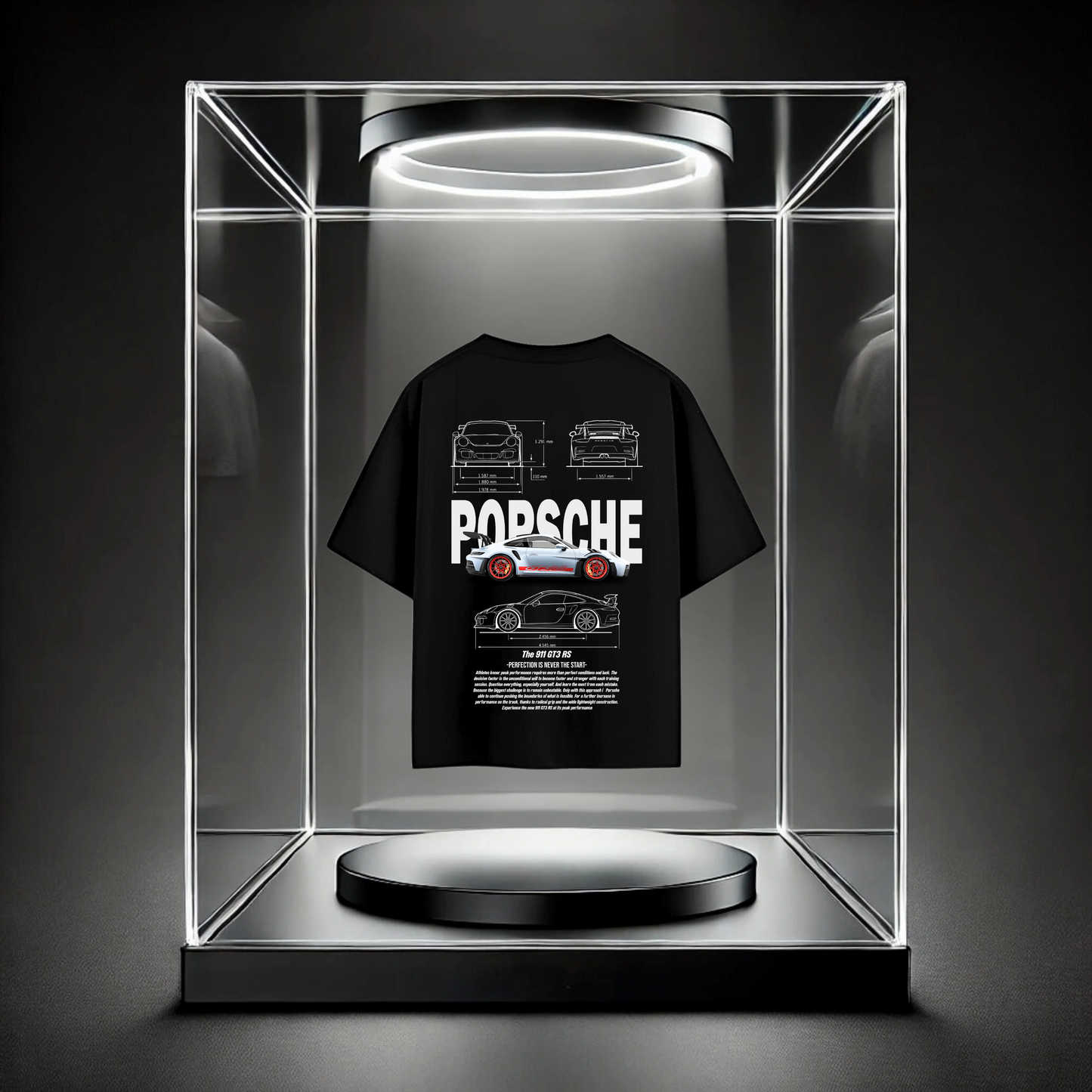 "Porshe Car 911 GT3 Oversized Tees"