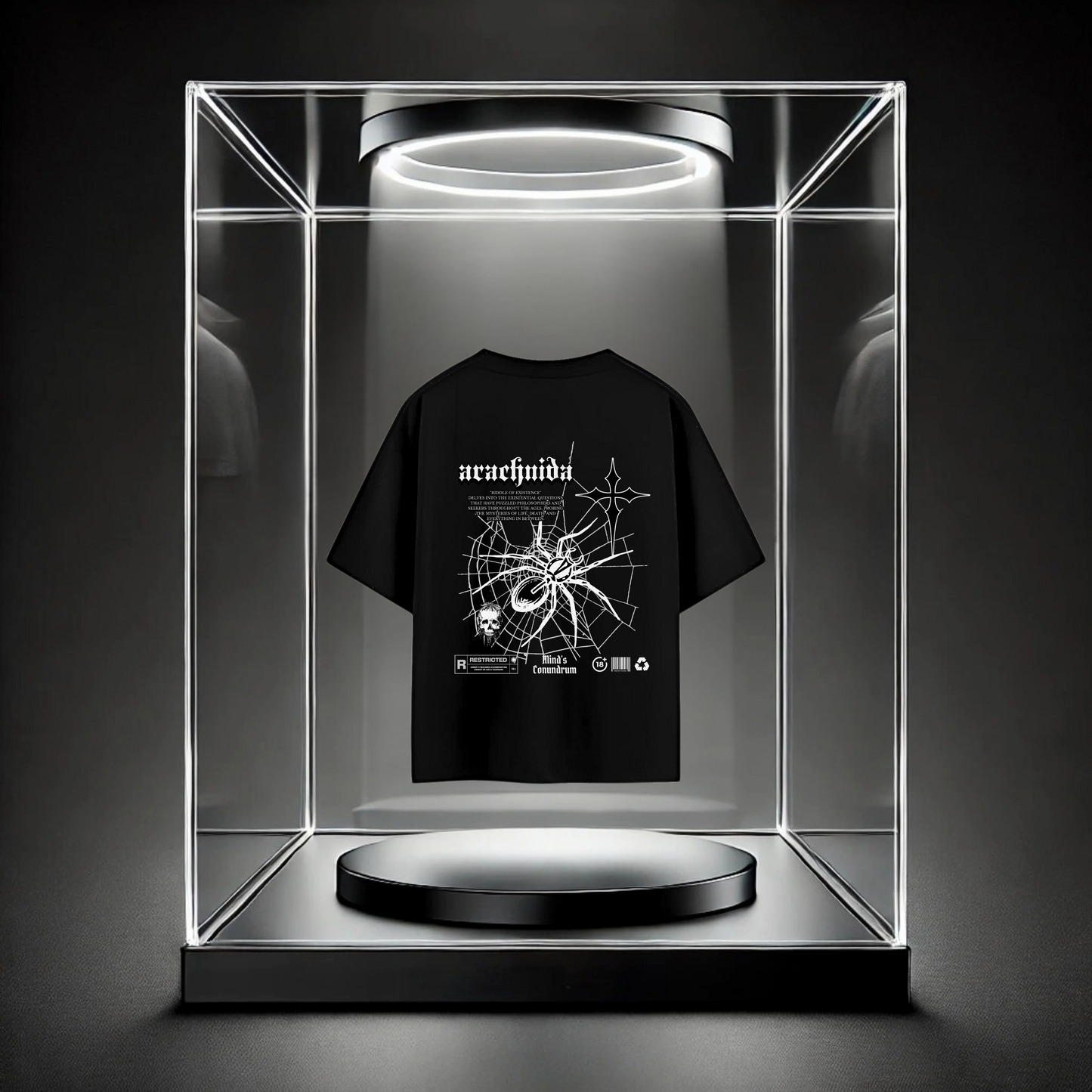 "Spider Premium Oversized Tees"