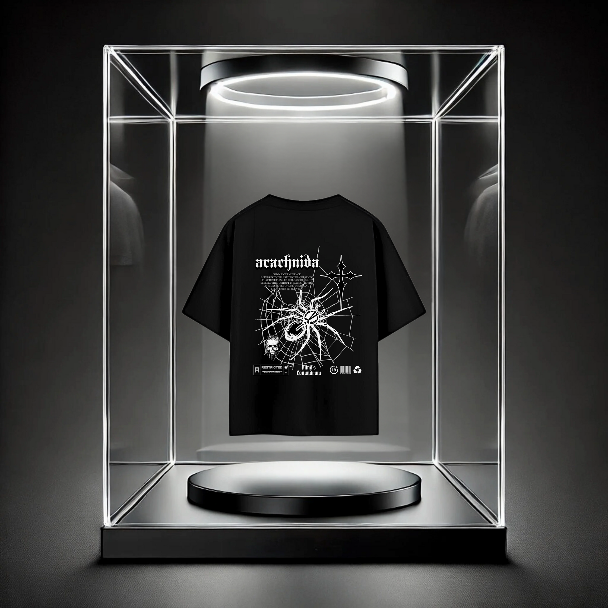 "Spider Premium Oversized Tees"